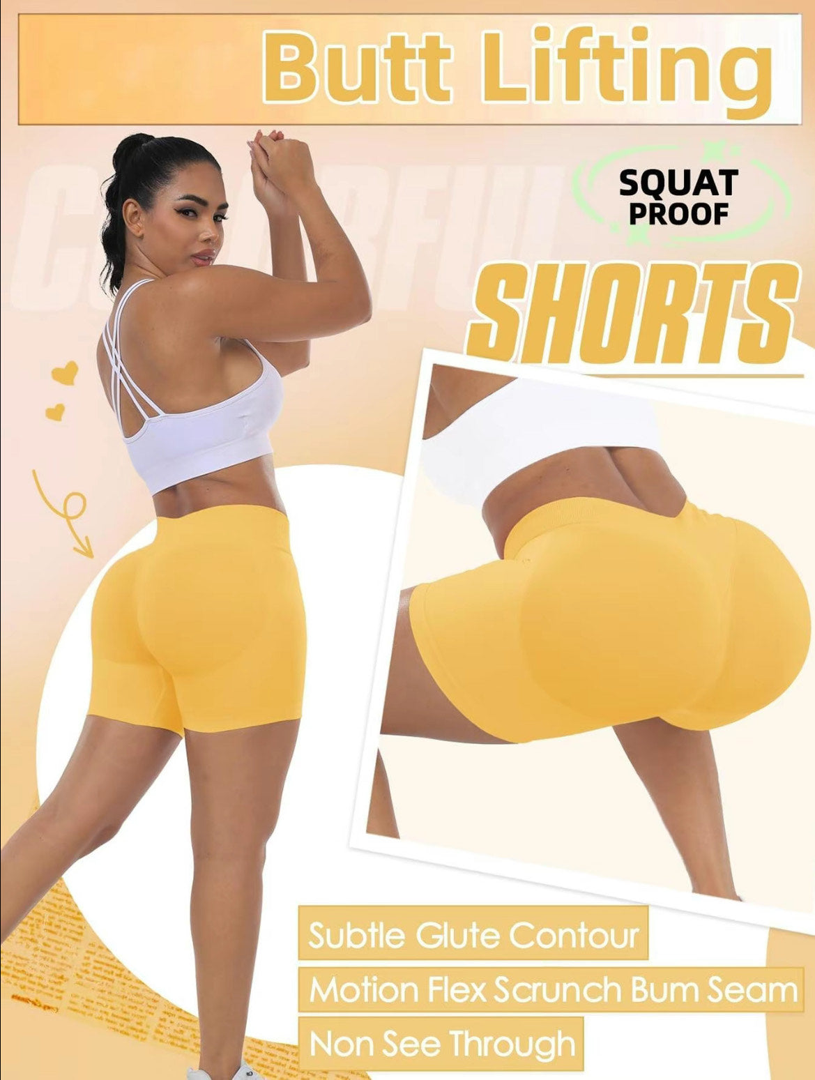 High Wasted Yoga Legging Shorts